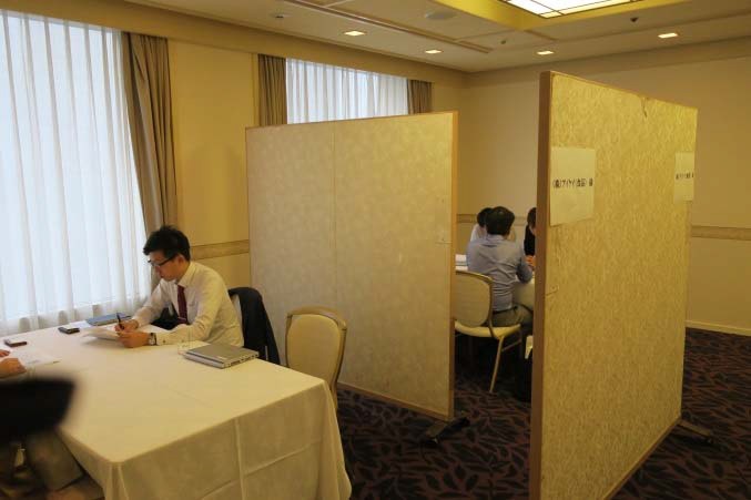 商談会の様子