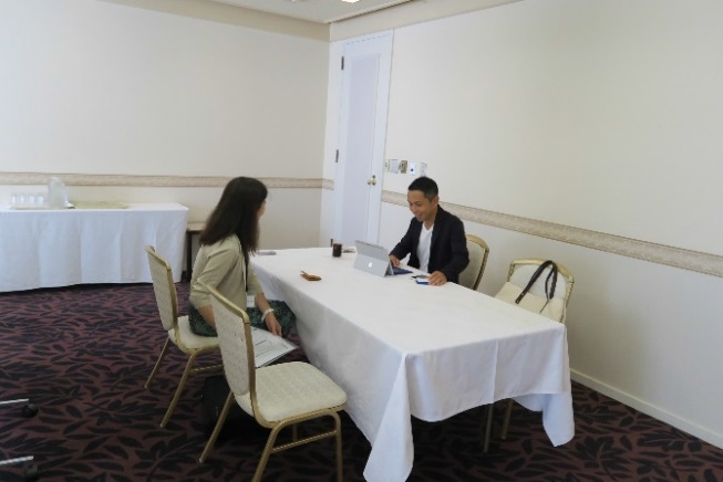 商談会の様子